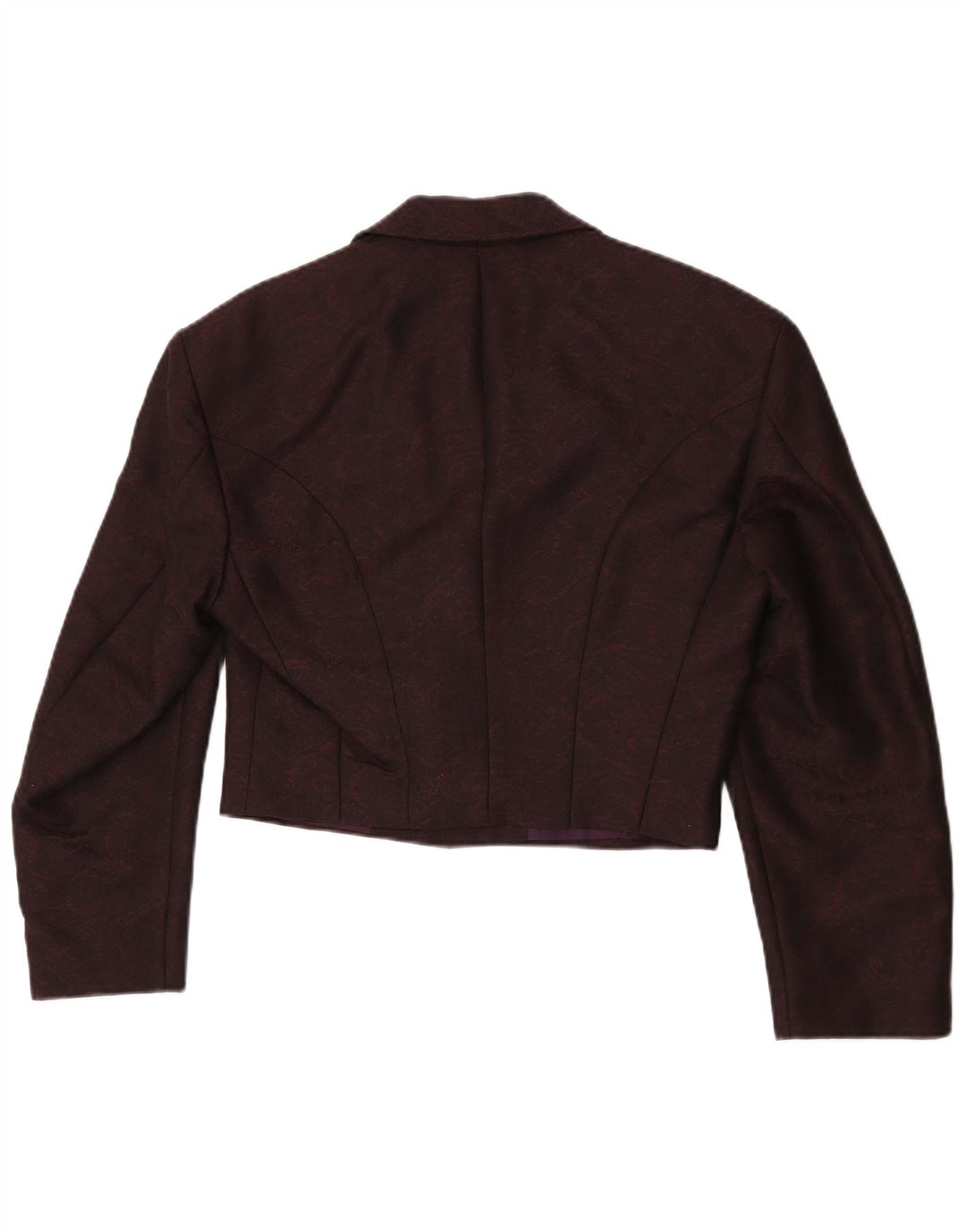 Wilvorst Mens Crop 1 Button Blazer Jacket UK 34 XS Purple Viscose
