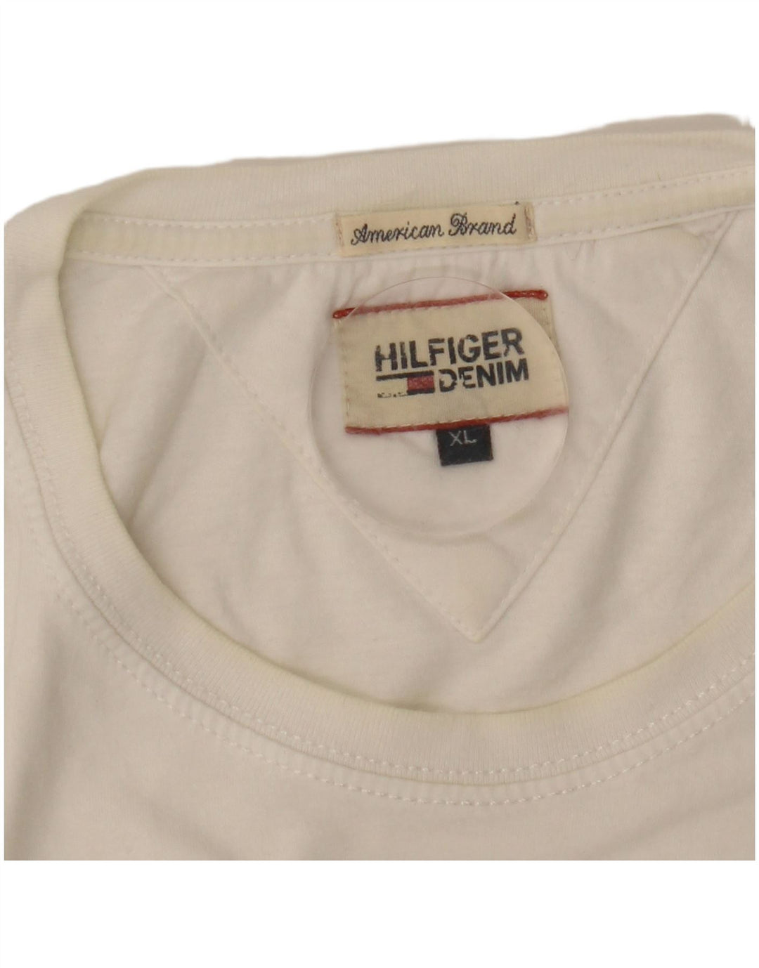 Tommy Hilfiger Mens Graphic T-Shirt Top XL White