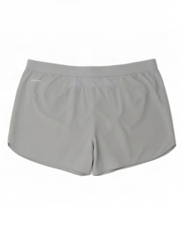 Columbia Womens Sport Shorts UK 22 3XL Grey Polyester