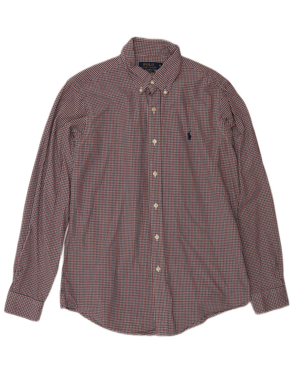 Polo Ralph Lauren Mens Custom Fit Shirt Medium Multicoloured Gingham Cotton
