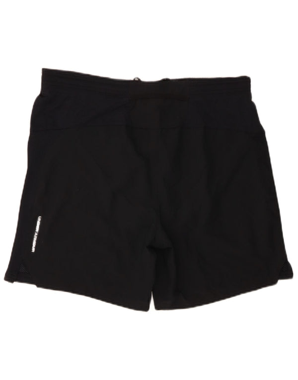 Under Armour Mens Heat Gear Regular Fit Sport Shorts Medium  Black