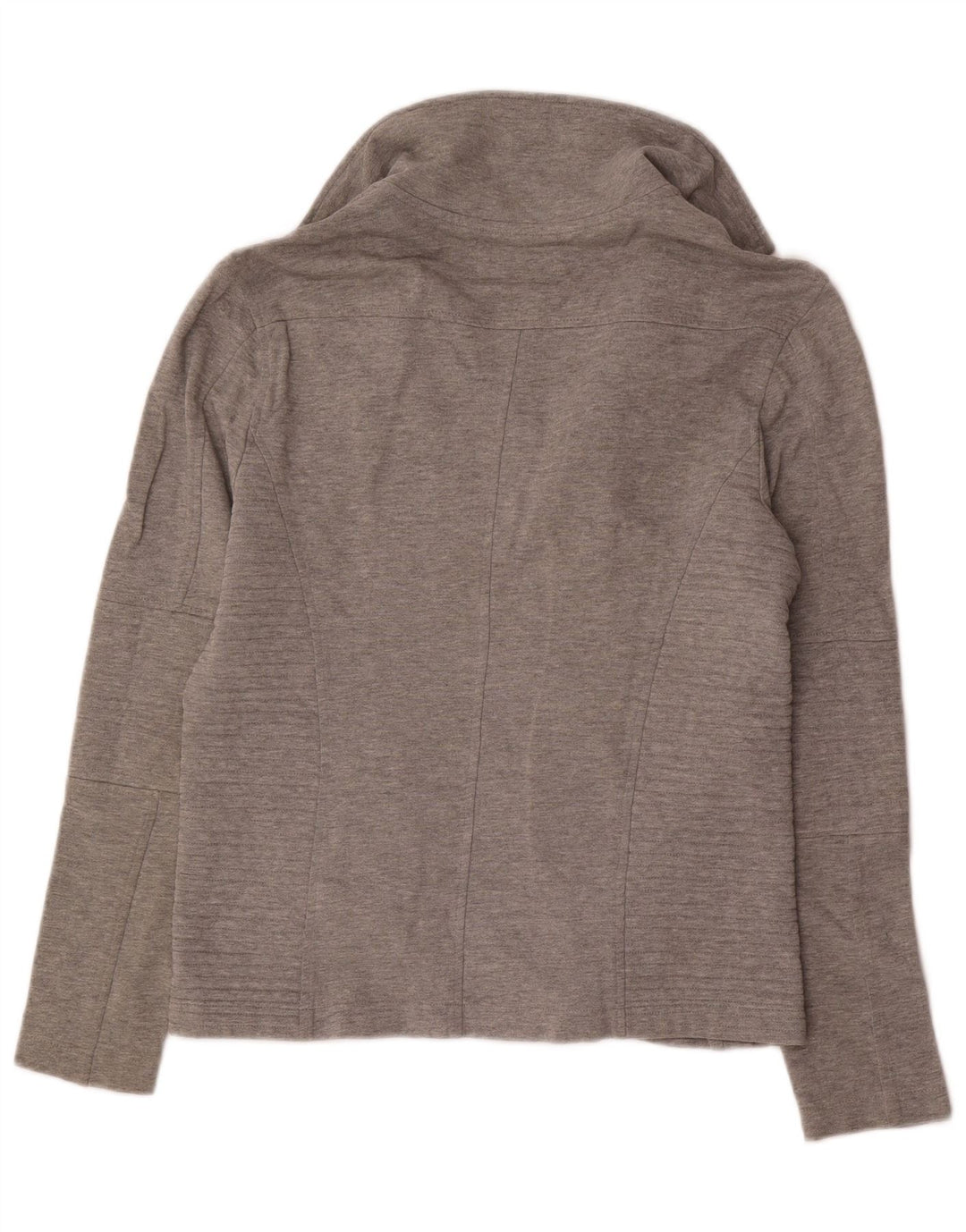 Zara Mens Tracksuit Top Jacket Medium Grey Flecked Cotton