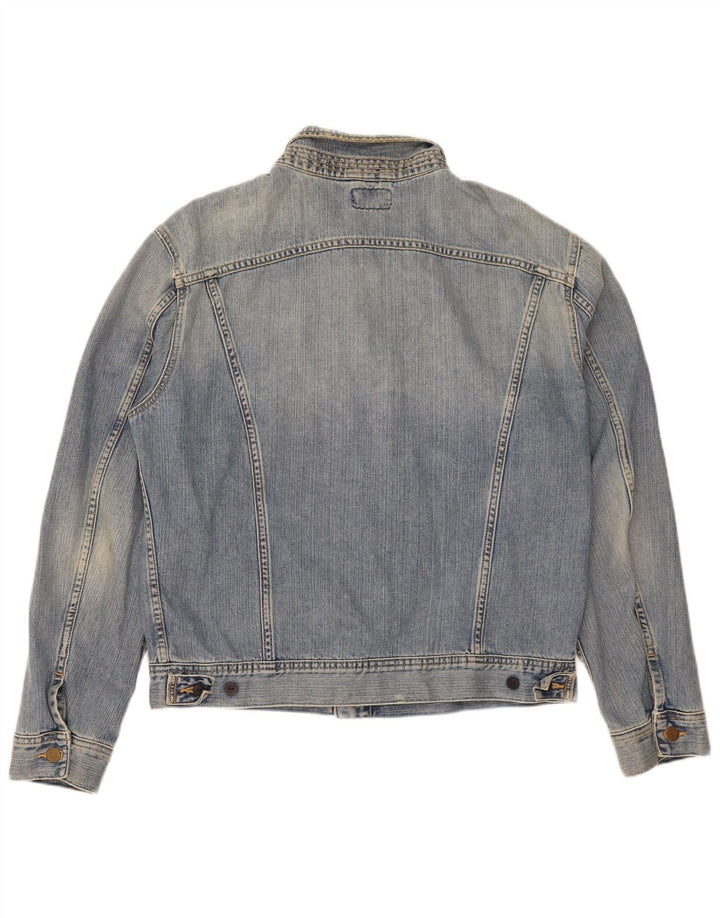 Lee Mens Denim Jacket UK 42 XL Blue Cotton