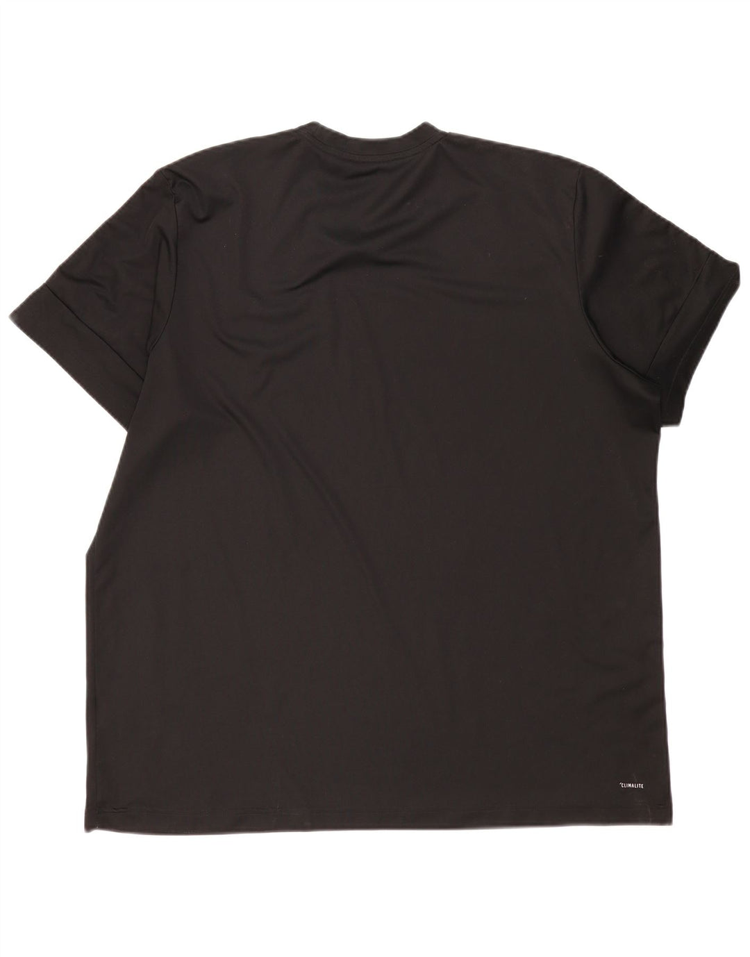Adidas Mens Climalite Graphic T-Shirt Top 2XL Black Polyester