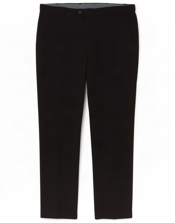 Marks & Spencer Mens Regular Fit Suit Trousers W38 L31 Black Polyester