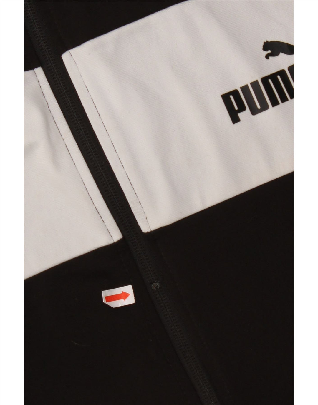 PUMA Mens Tracksuit Top Jacket XL Black Colourblock Polyester