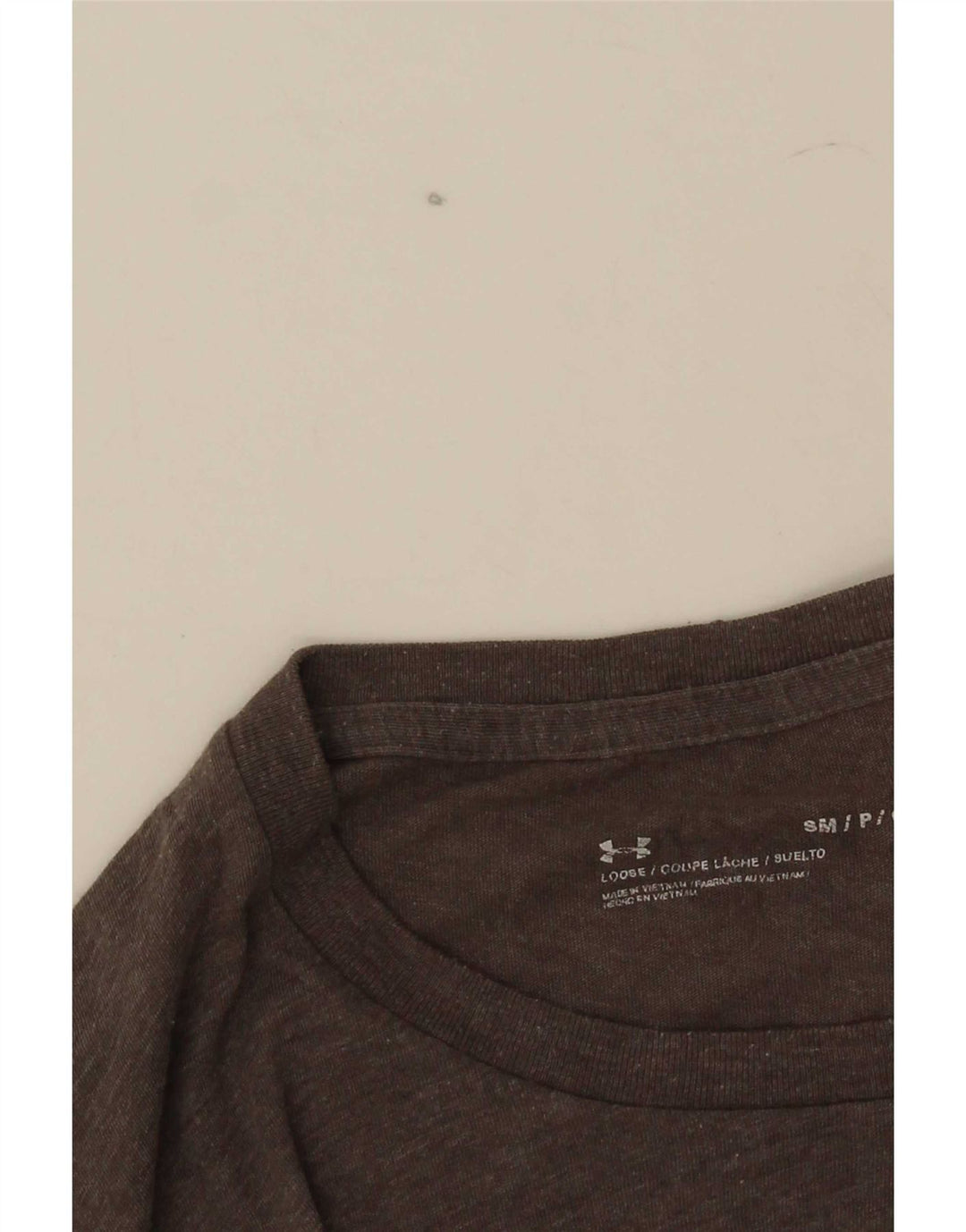Under Armour Mens T-Shirt Top Small Grey