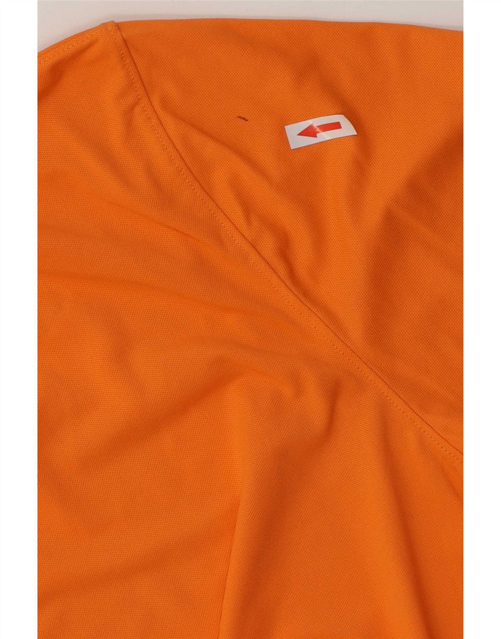 Slam Mens Polo Shirt 4XL Orange Polyamide