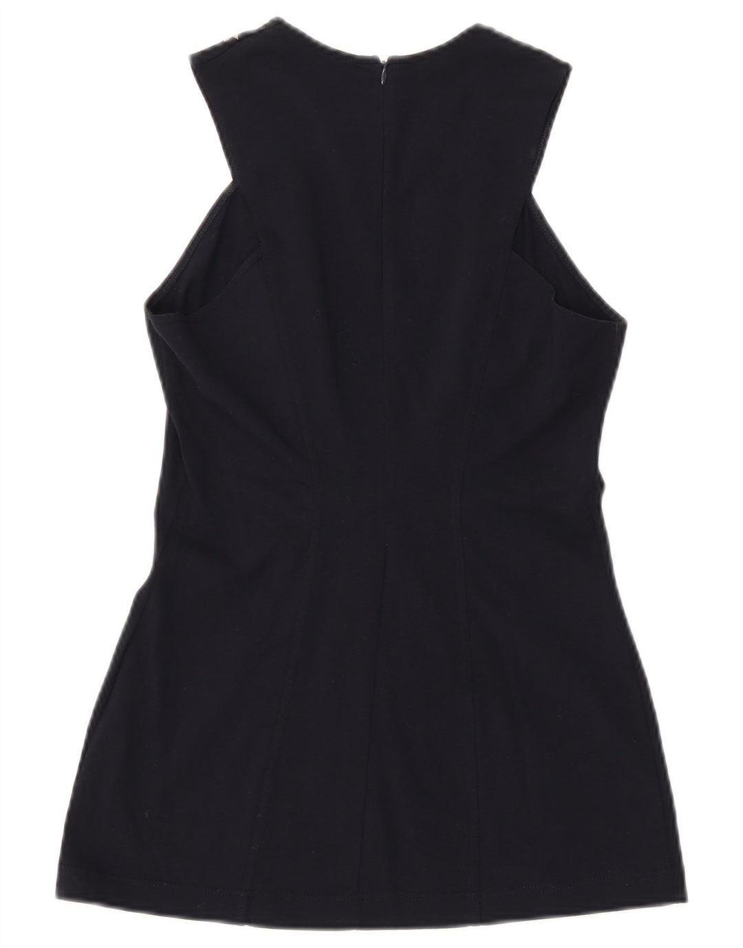 ROCCOBAROCCO Womens Sleeveless Blouse Top IT 44 Medium Navy Blue Floral