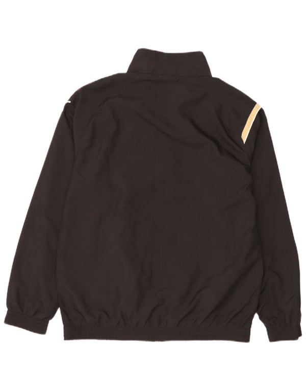 Puma Mens Tracksuit Top Jacket Small Black Colourblock Polyester