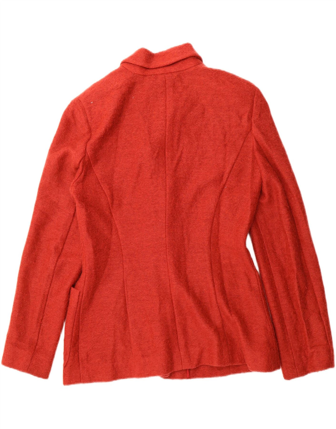 LUISA SPAGNOLI Womens Knit Blazer Jacket IT 44 Medium Red Acrylic