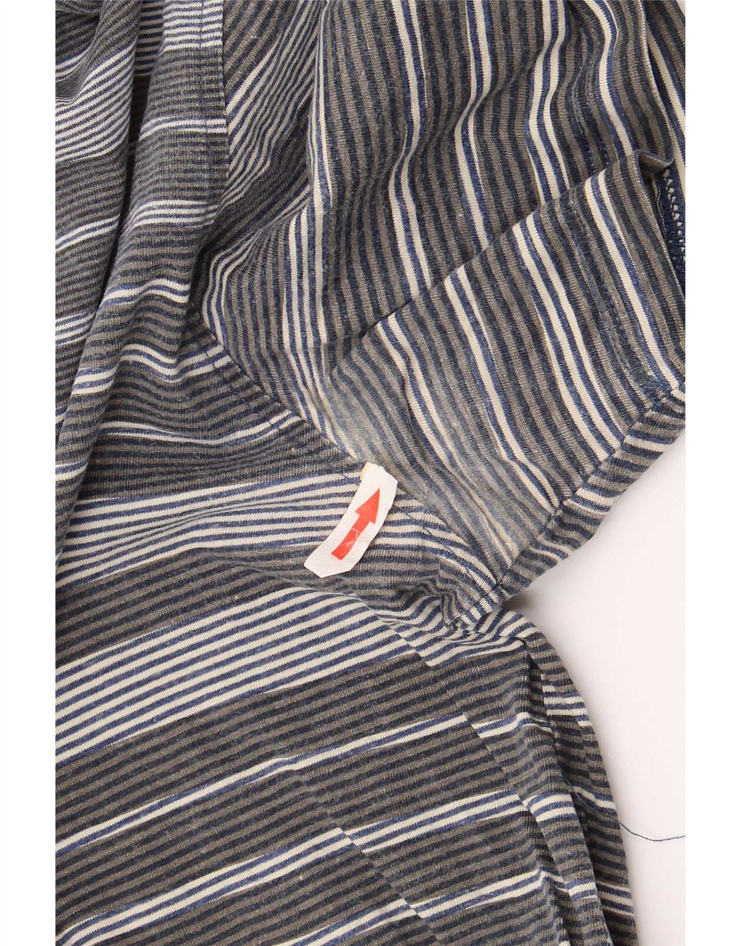Paul Smith Mens Polo Shirt Medium Grey Striped Cotton