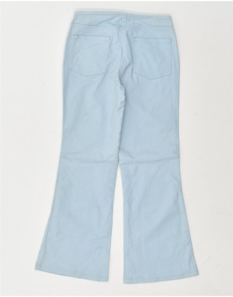 CALVIN KLEIN Girls Flare Casual Trousers 9-10 Years W24 L22 Blue | Vintage Calvin Klein | Thrift | Second-Hand Calvin Klein | Used Clothing | Messina Hembry 