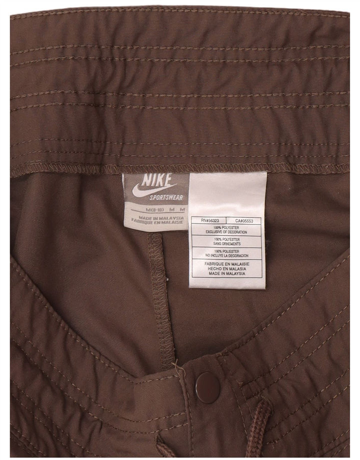 Nike Womens Chino Shorts UK 8/10 Small W34 Brown Polyester