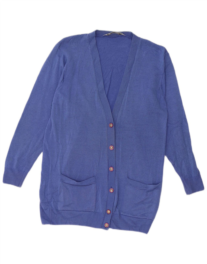 Marks & Spencer Womens St. Michael Cardigan Sweater UK 8 Small Blue
