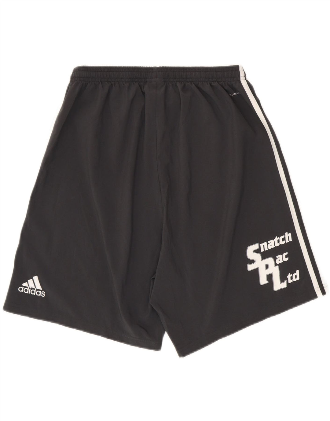 Adidas Mens Climalite Graphic Sport Shorts Large  Black Polyester