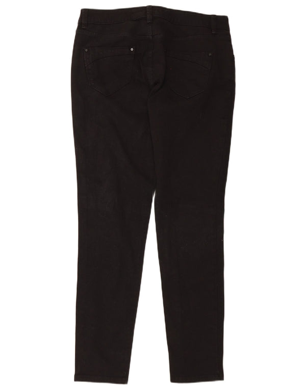 Karen Millen Womens Slim Casual Trousers UK 14 Large W32 L30 Black