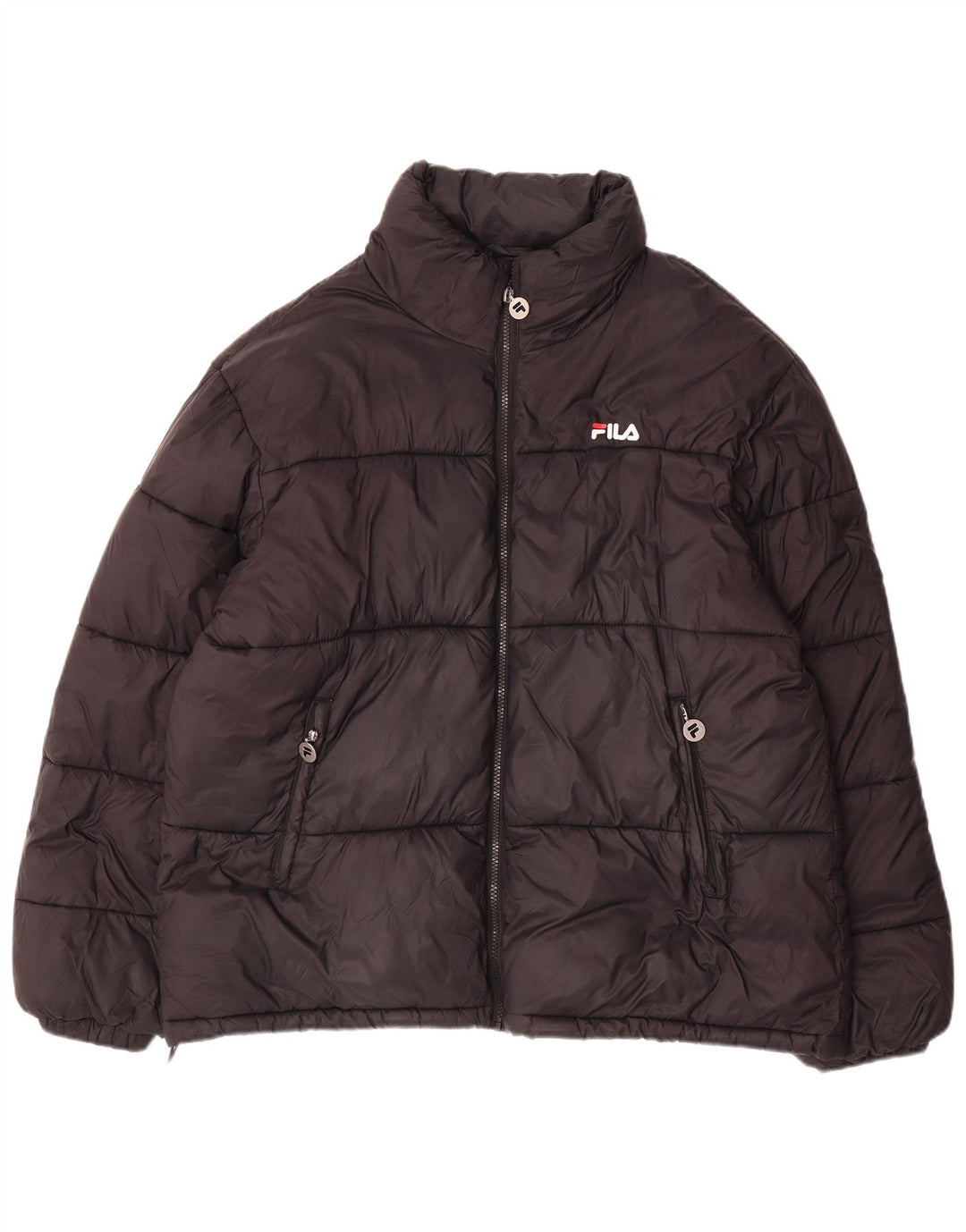 Fila Mens Padded Jacket UK 44 2XL Black Polyester