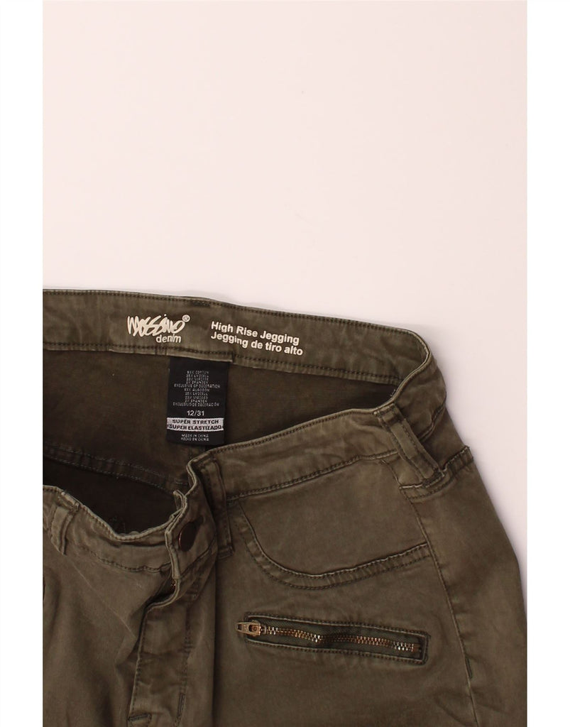 MOSSIMO Womens Mid Rise Cargo Shorts US 12 Large W31 Khaki Cotton Vintage Mossimo and Second-Hand Mossimo from Messina Hembry 