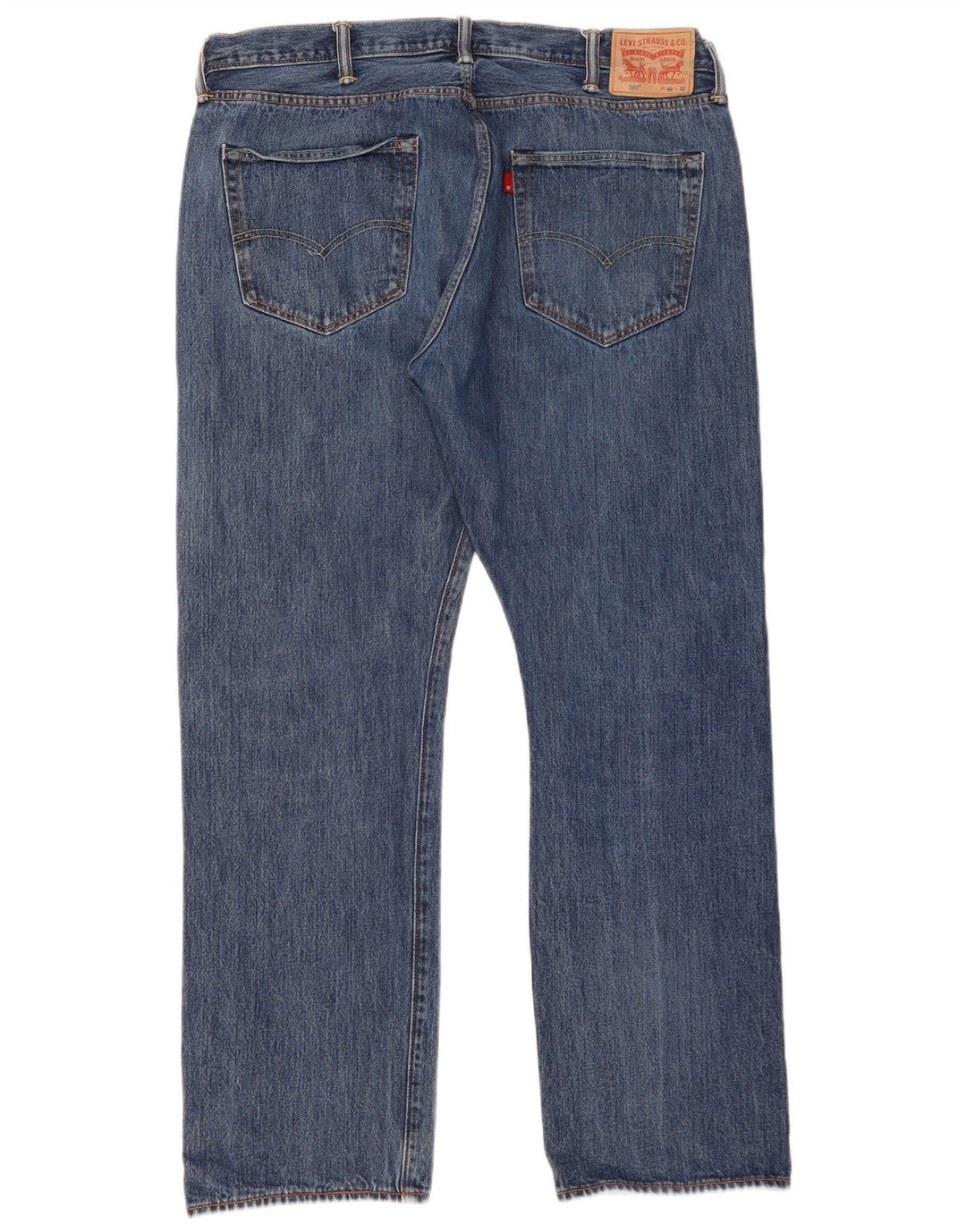 Levi's Mens 501 Straight Jeans W40 L32 Blue Cotton