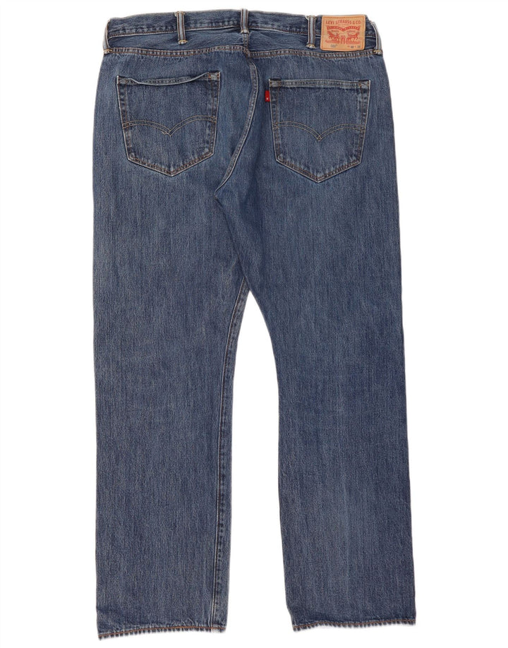 Levi's Mens 501 Straight Jeans W40 L32 Blue Cotton