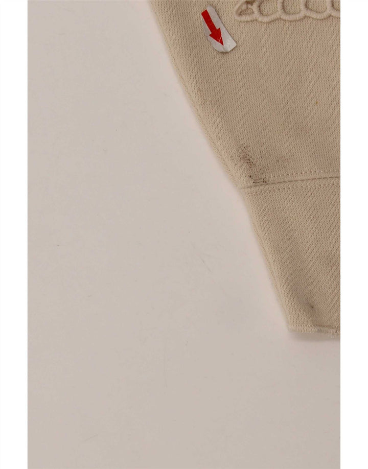 Zara Womens Oversized Sweatshirt Jumper UK 10 Small Beige Polyester
