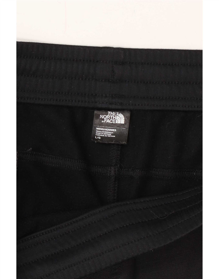 The North Face Mens Tracksuit Trousers Joggers Large Black Polyester