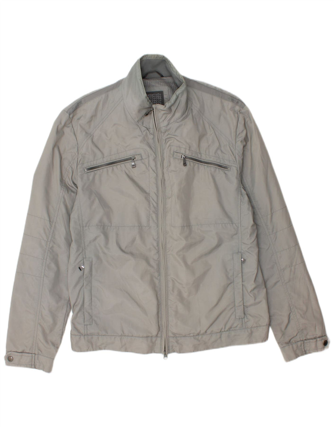Geox Mens Utility Jacket UK 40 Large Grey Polyamide