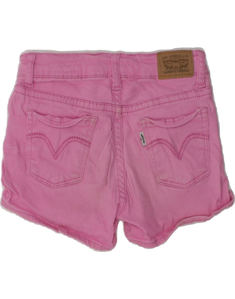 LEVI'S Girls Hot Pants 5-6 Years W22  Pink Cotton | Vintage Levi's | Thrift | Second-Hand Levi's | Used Clothing | Messina Hembry 