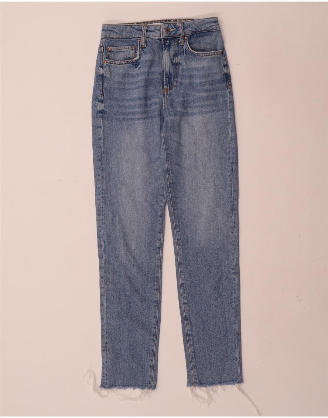 Guess Womens Slim Jeans W24 L28 Blue Cotton