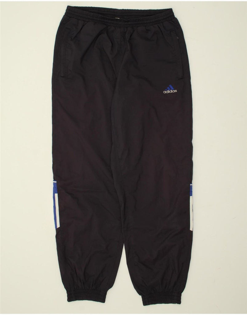 ADIDAS Mens Tracksuit Trousers Joggers UK 42/44 Large Navy Blue Polyester Vintage Adidas and Second-Hand Adidas from Messina Hembry 