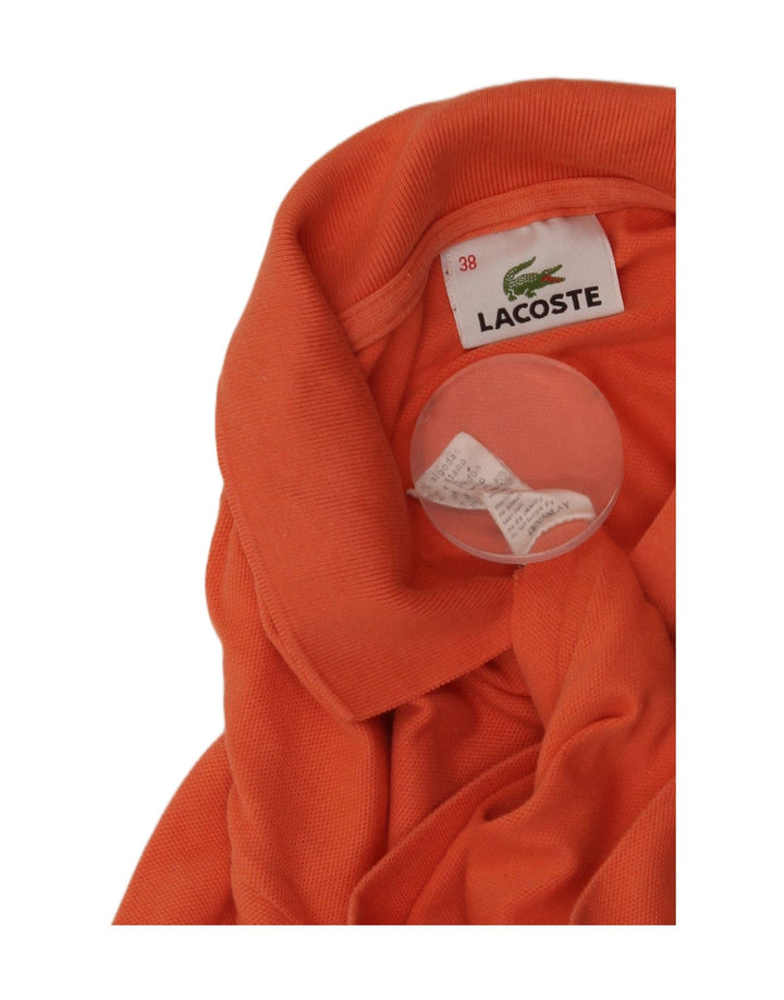 LACOSTE Womens Polo Shirt Size 38 Medium Orange Cotton Vintage Lacoste and Second-Hand Lacoste from Messina Hembry 