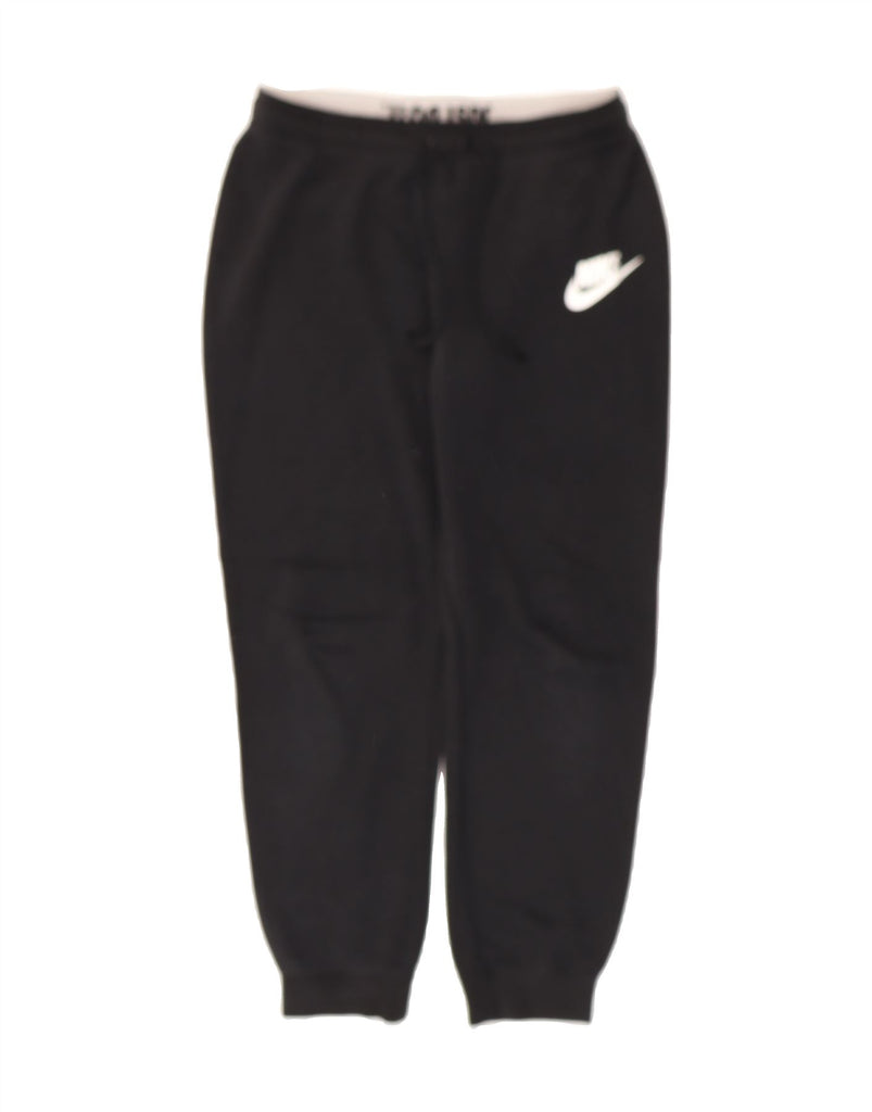 NIKE Womens Tracksuit Trousers Joggers UK 16 Large Black Cotton Vintage Nike and Second-Hand Nike from Messina Hembry 