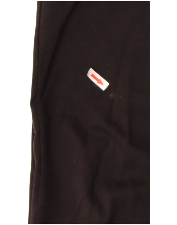 Zara Mens Tracksuit Trousers Small Black Cotton