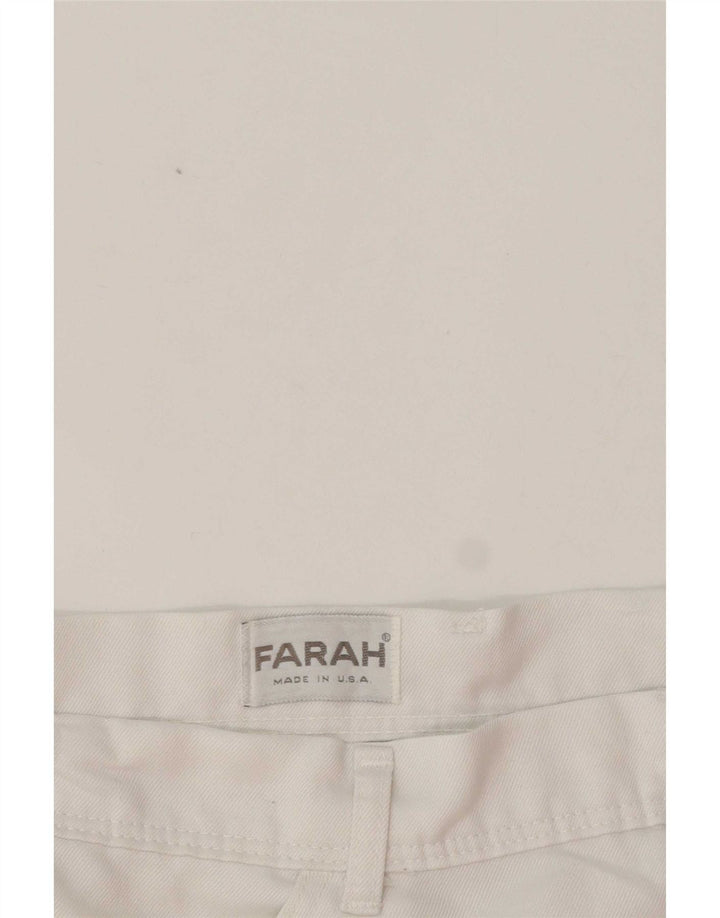 Farah Mens Casual Shorts W38 XL White