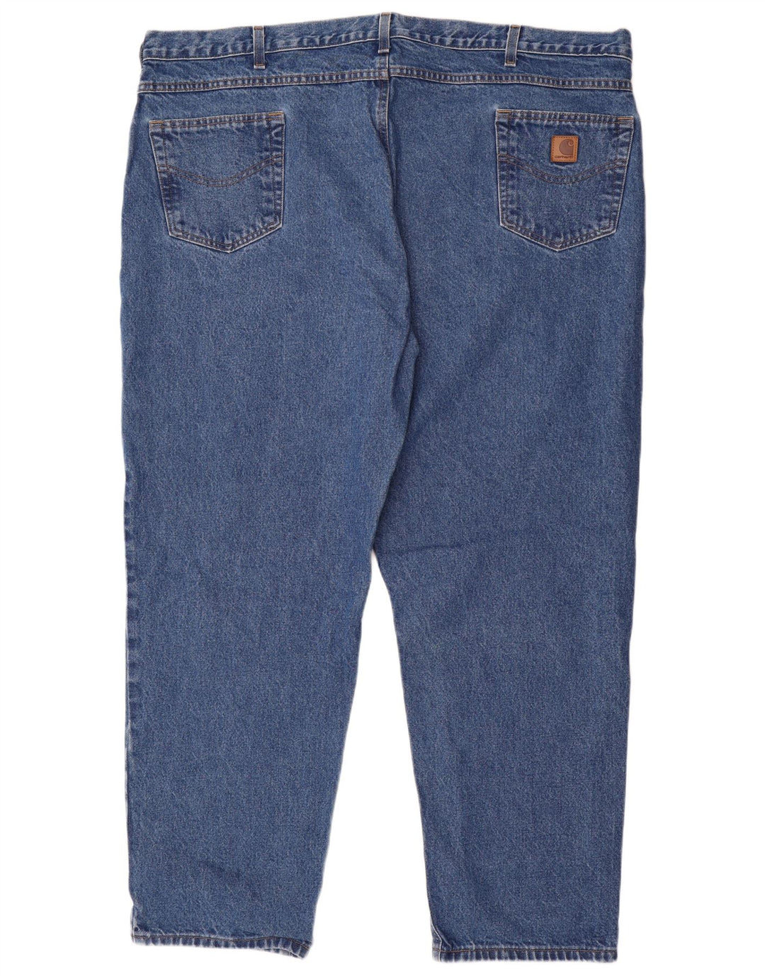 Carhartt Mens Tapered Jeans  W48 L32 Blue Cotton