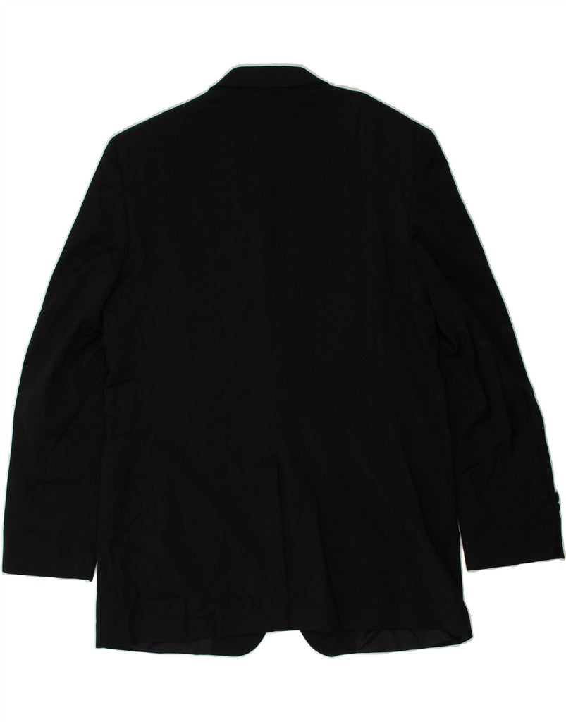 BROOKS BROTHERS Mens 2 Button Blazer Jacket UK 42 Large Black Wool | Vintage Brooks Brothers | Thrift | Second-Hand Brooks Brothers | Used Clothing | Messina Hembry 