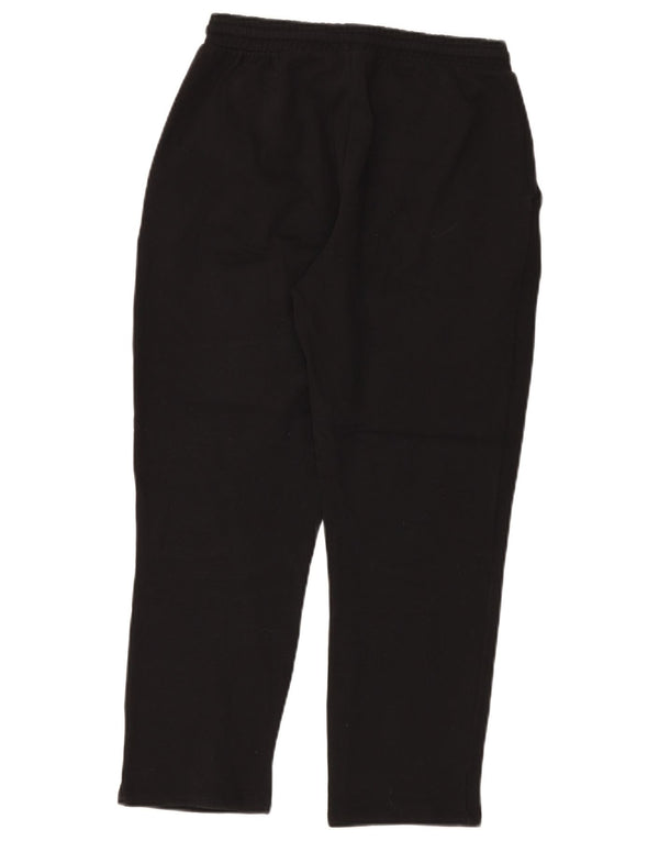 ZARA Womens Tracksuit Trousers UK 8 Small  Black Cotton