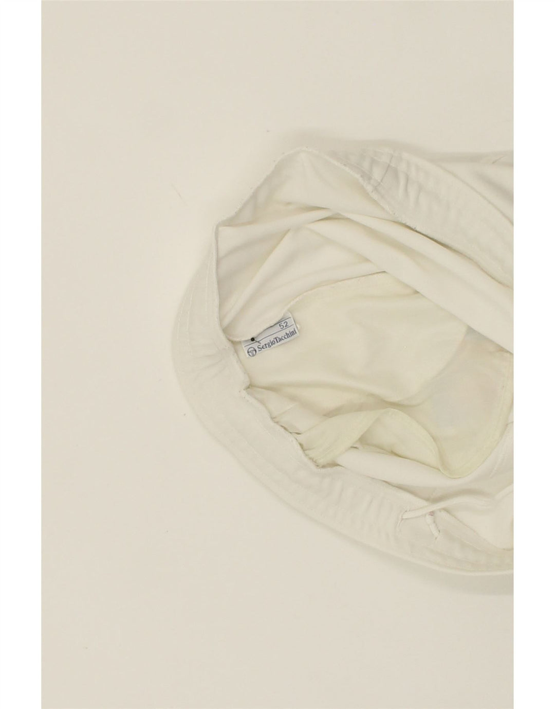 SERGIO TACCHINI Womens Sport Shorts IT 52 2XL  White Polyester Vintage Sergio Tacchini and Second-Hand Sergio Tacchini from Messina Hembry 