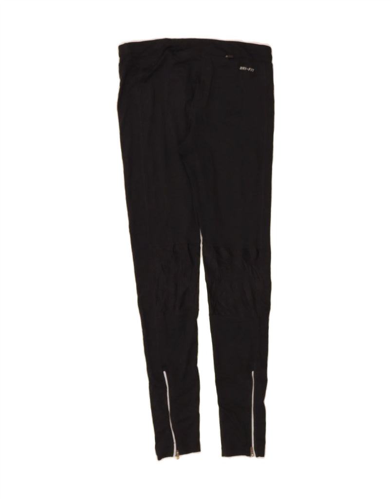 NIKE Womens Leggings UK 8 Small Black Polyester Vintage Nike and Second-Hand Nike from Messina Hembry 