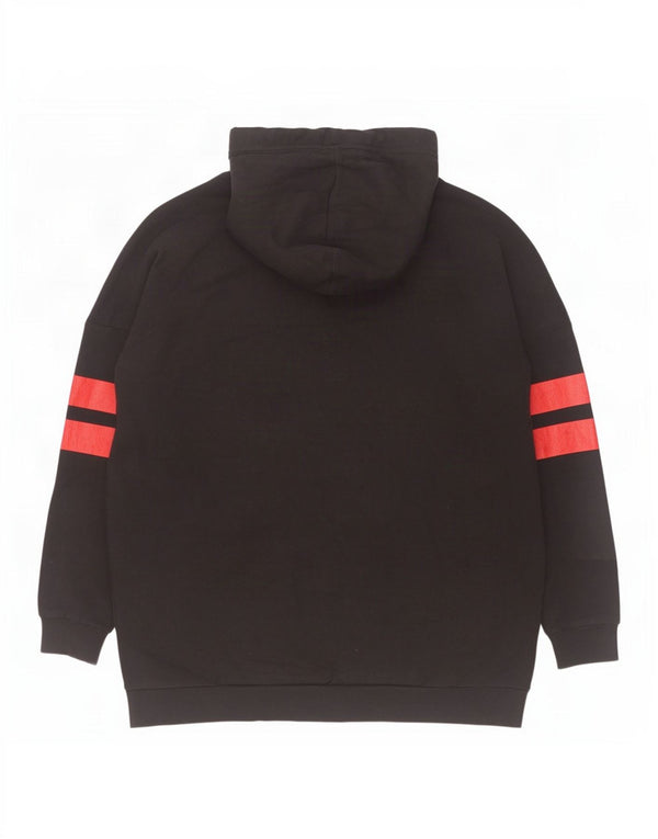 Superdry Mens Graphic Loose Fit Hoodie Jumper Large Black Cotton