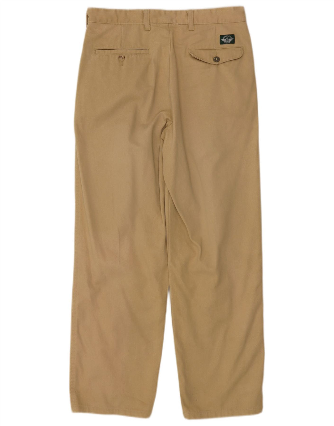 DOCKERS Mens Pegged Chino Trousers W32 L30 Beige Cotton