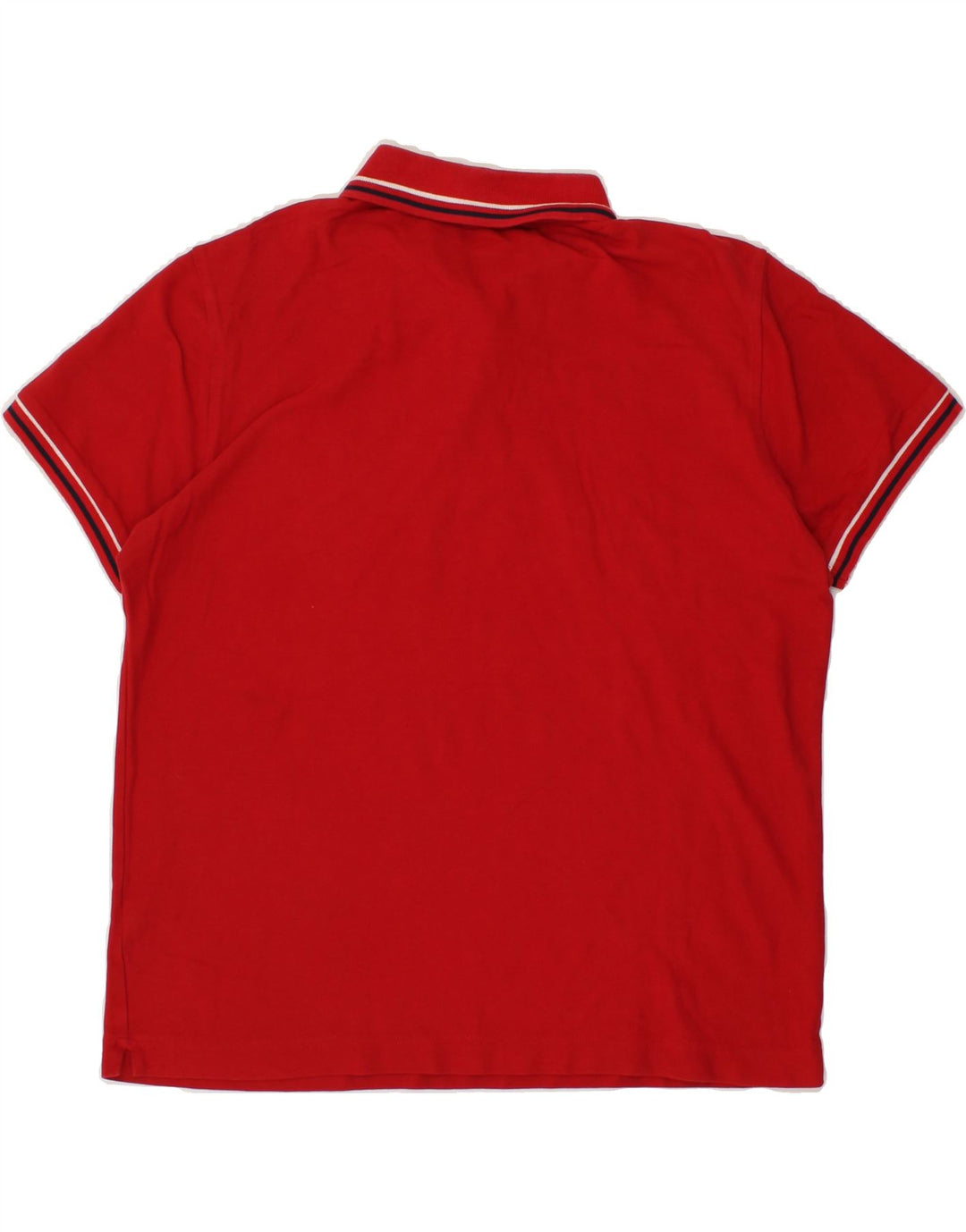 LOTTO Mens Polo Shirt Large Red Cotton Vintage Lotto and Second-Hand Lotto from Messina Hembry 