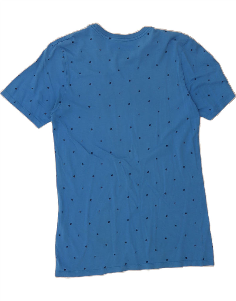 NIKE Mens Athletic Cut Graphic T-Shirt Top Small Blue Cotton Vintage Nike and Second-Hand Nike from Messina Hembry 