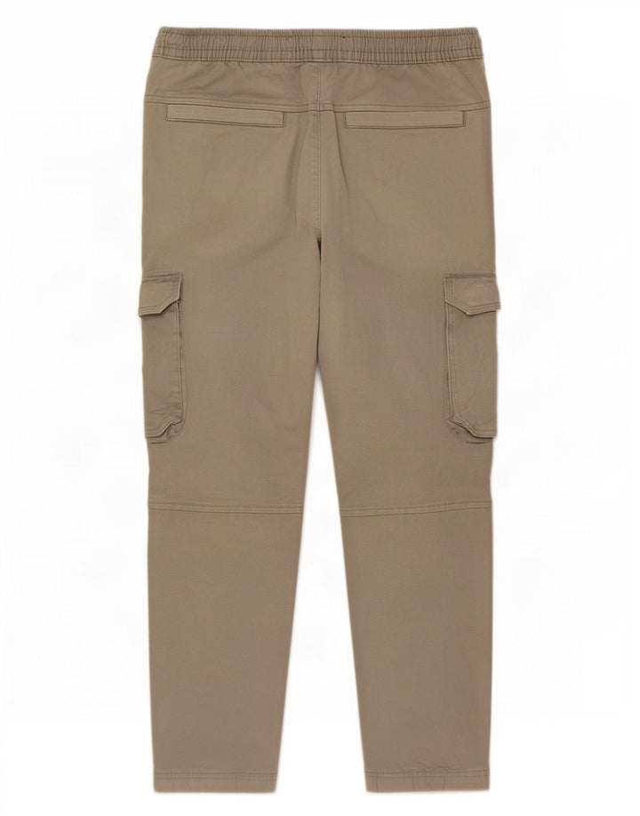 Zara Mens Joggers Cargo Trousers Medium W31 L26 Khaki