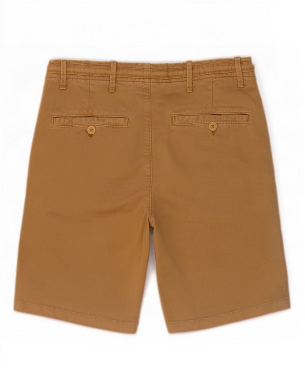 Zara Mens Chino Shorts EU 36 XS W29 Beige Cotton