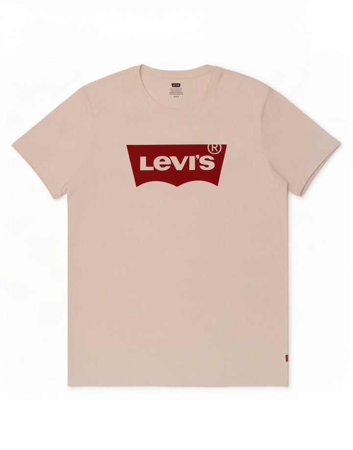 Levi's Mens Graphic T-Shirt Top Medium White Cotton