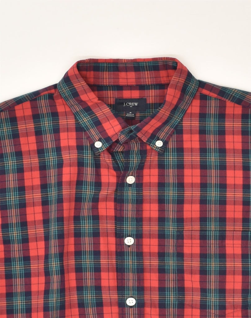 J. CREW Mens Shirt Medium Red Plaid Cotton | Vintage J. Crew | Thrift | Second-Hand J. Crew | Used Clothing | Messina Hembry 