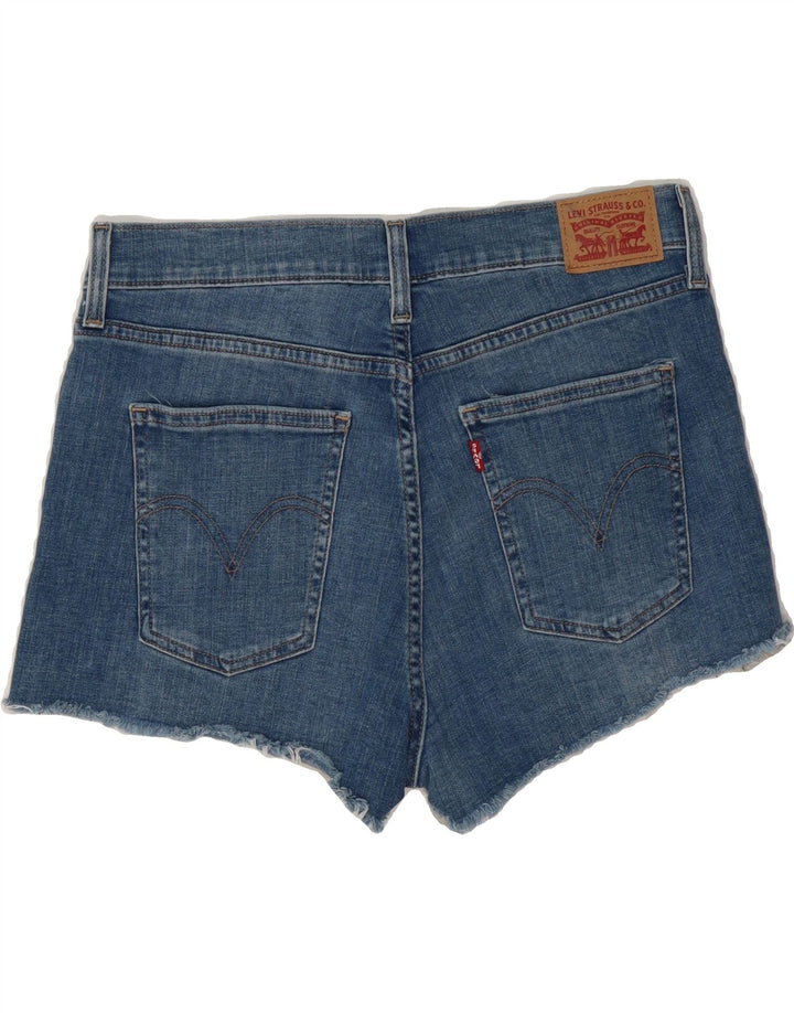 LEVI'S Womens Distressed Denim Shorts W30 Medium Blue Cotton Vintage Levi's and Second-Hand Levi's from Messina Hembry 