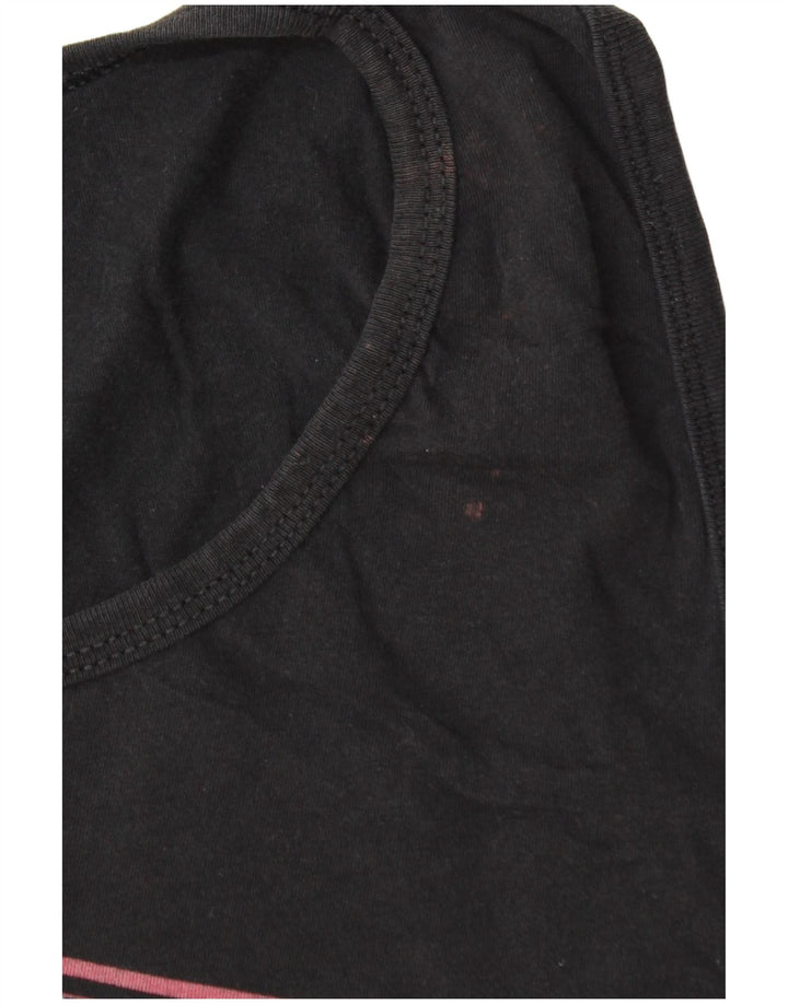 VOLCOM Mens Graphic Vest Top XL Black Cotton